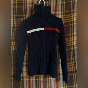 Tight fitting, tommy hilfiger turtleneck